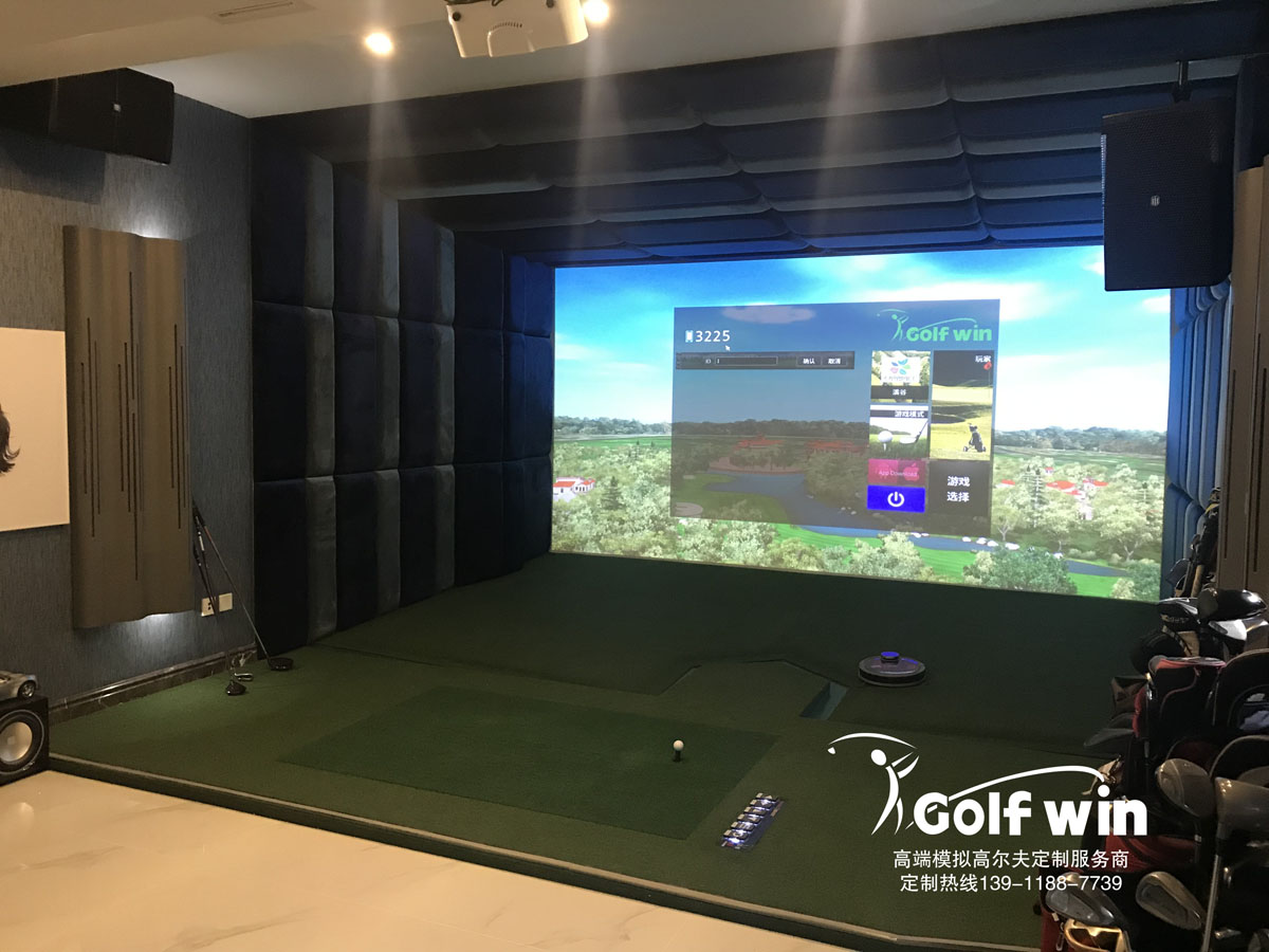 北京門頭溝區(qū)西山藝境某別墅室內高爾夫