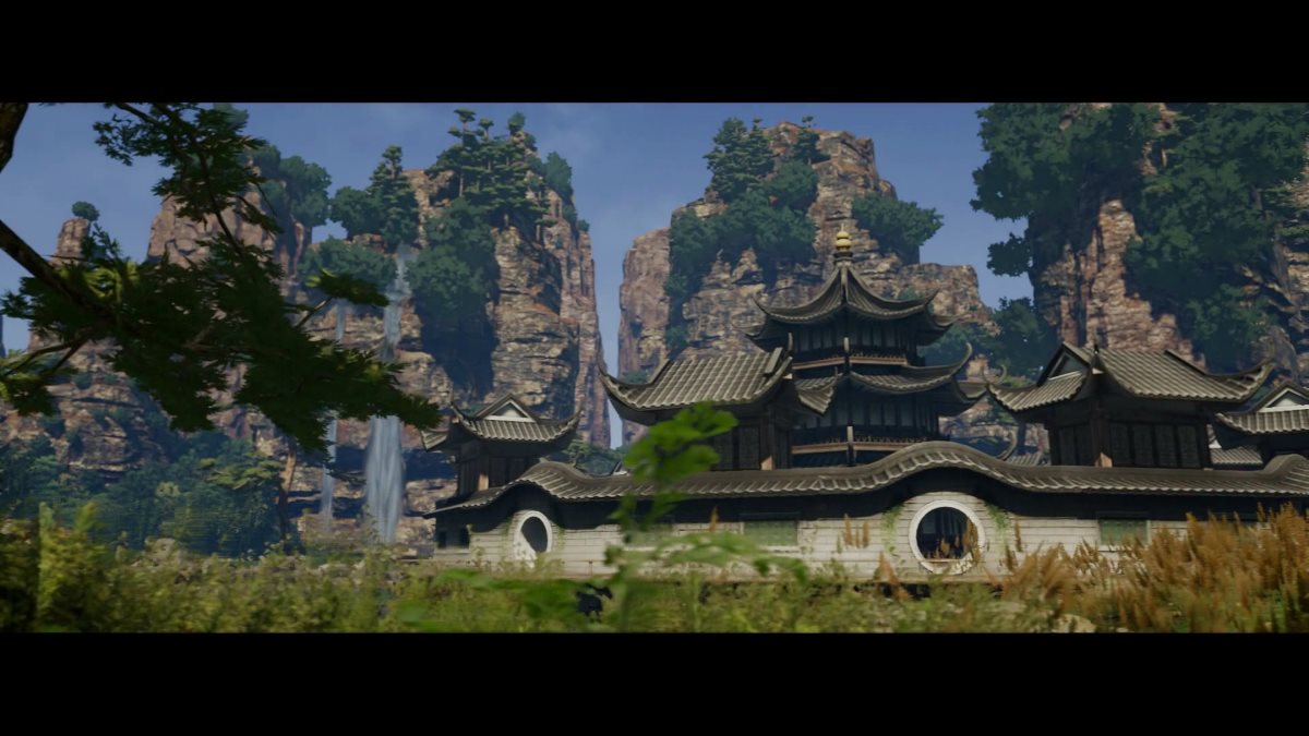 產(chǎn)品宣傳片-球場山巒航拍